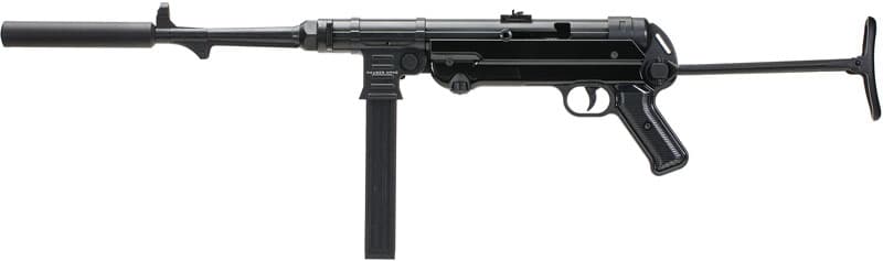 Mauser Rimfire 4400009 MP-40 Carbine Full Size 22 LR 23+1 16.30" Black Steel Barrel, Black Steel Receiver, Black Underfolding Stock
