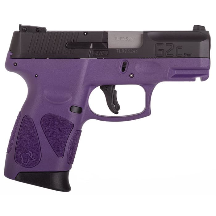 Taurus G2C 9mm Luger 3.26" 12-Round Dark Purple Polymer Frame