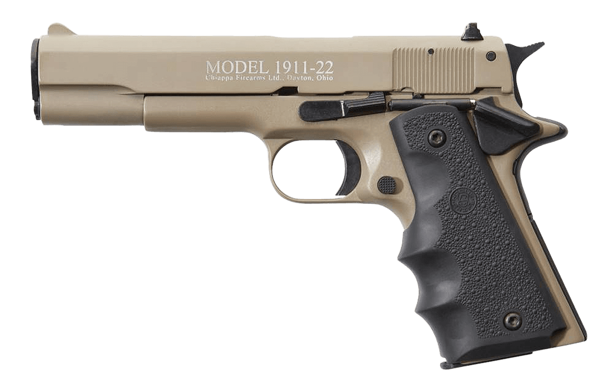 Chiappa Firearms 1911-22 22 Long Rifle 5" 10 Rounds Tan Aluminum Frame