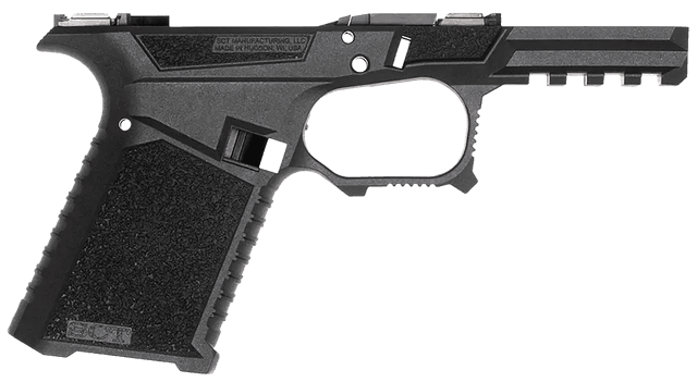 Sct Manufacturing 225000100 Compact Compatible w/ Gen3 19/23/32 Black Polymer Frame Aggressive Texture Grip Includes Locking Block