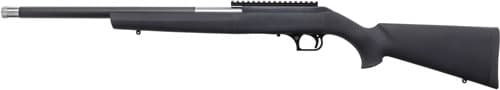 Magnum Research SBA17HMH Magnum Lite 17 HMR 19" Black Steel Threaded Barrel, Black Fixed Hogue OverMolded Stock
