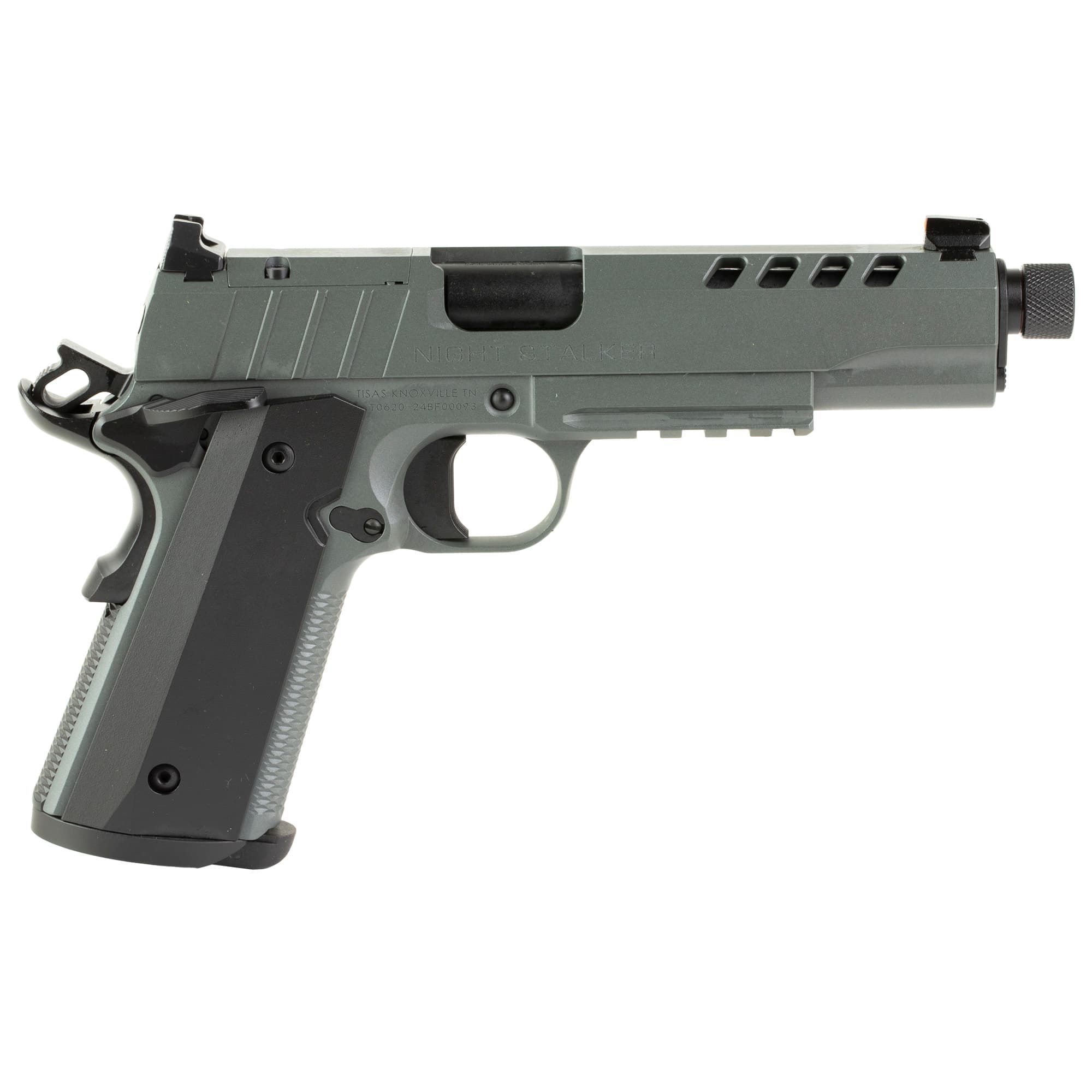 SDS Night Stalker 1911 Pistol 9mm 5 in. Grey Threaded Barrel 8 rd.