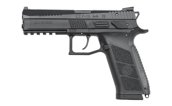 CZ P-09 9mm Luger 4.54in 10 Rounds Polymer Frame Stippled Grips DA/SA