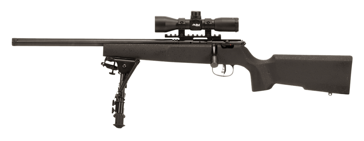 Savage Arms Rascal Target XP 22 LR 16.12in 1rd Matte Blued Metal Finish