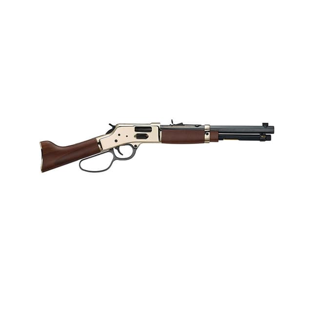 Henry Mare's Leg 357 Magnum 12.9 Inch 5 Rounds Polished Brass Walnut
