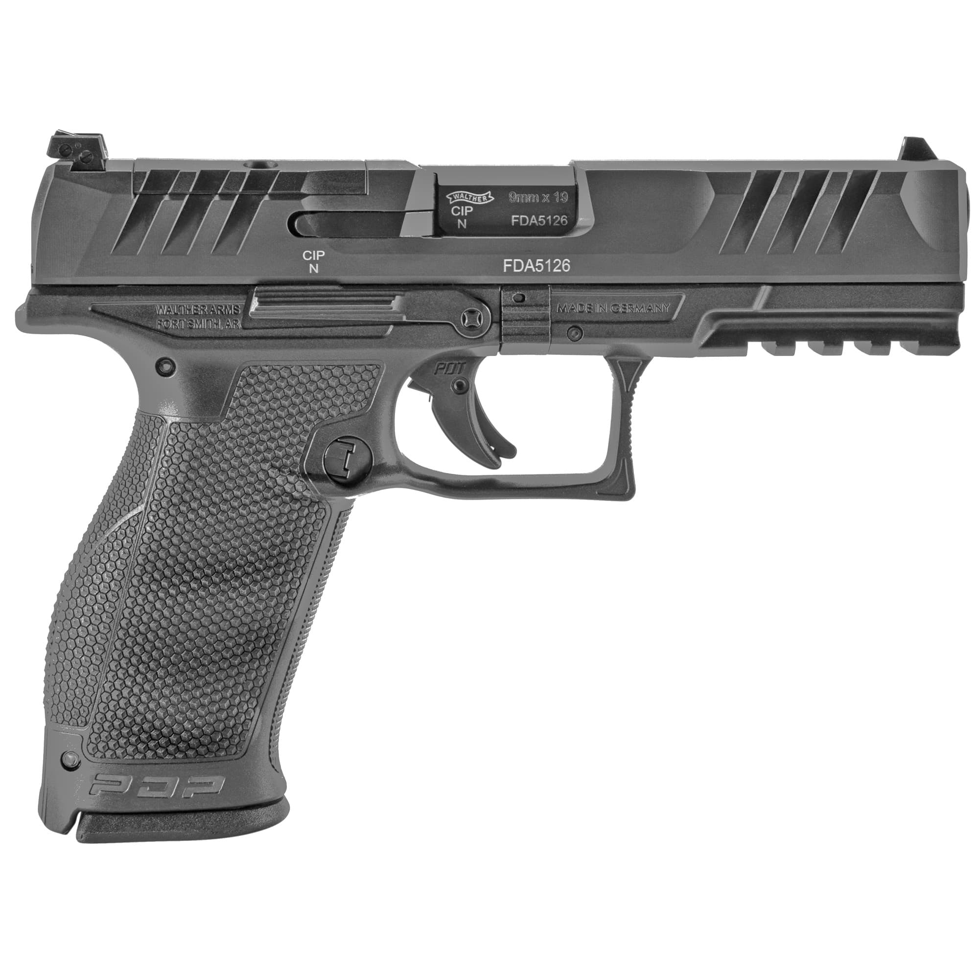 Walther PDP Full Size Optic Ready Pistol 9mm 4 in. Black 18 rd.