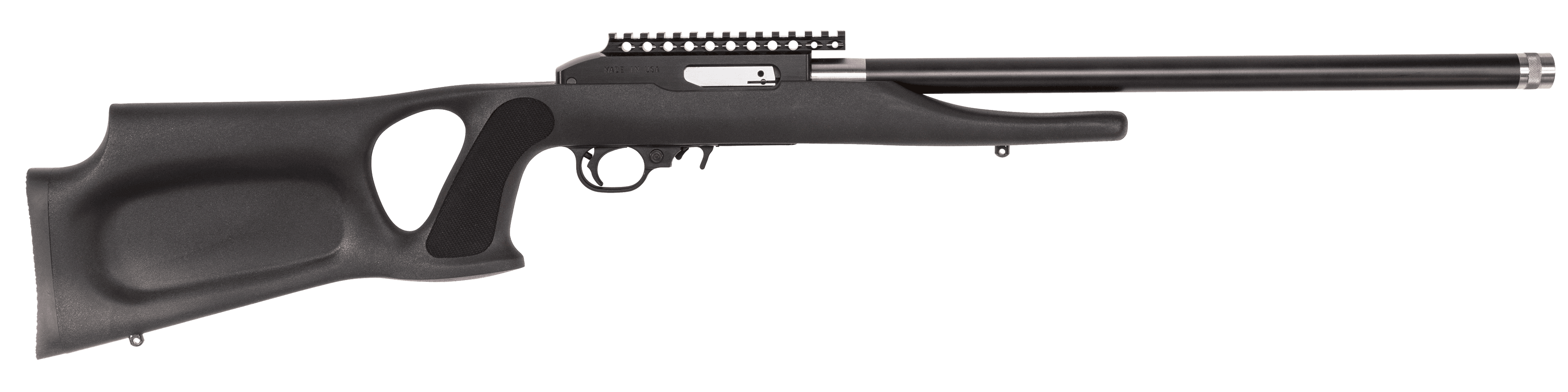 Magnum Research SSAT22UT Magnum Lite SwitchBolt 22 LR 10+1 18" Black Aluminum Tensioned Threaded Barrel, Black w/Integral Scope Base Receiver, Black Fixed Thumbhole Stock,