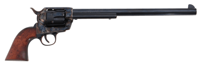 Traditions SAT73103 1873 Buntline 45 Colt (LC) 6rd 12" Blued Cylinder & Barrel Color Case Hardened Steel Frame Walnut Grip