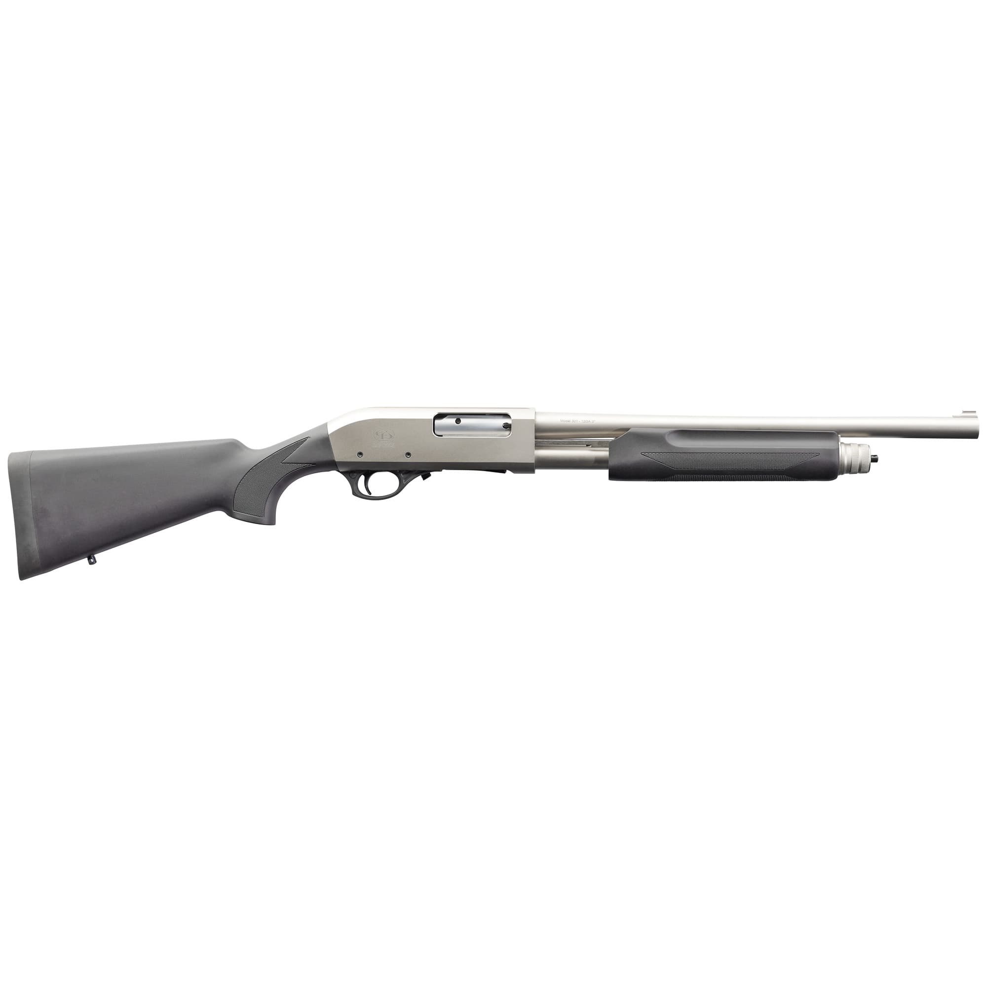 Charles Daly 301 Tactical 12GA, 18.5in. Barrel, 5rd, Black Stock & Forend - Gray (930228)