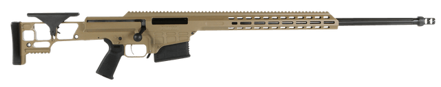 Barrett 18503 MRAD 338 Lapua Mag 26" 10+1 Flat Dark Earth Cerakote Flat Dark Earth Fixed Adjustable Comb Stock Black Polymer Grip Right Hand