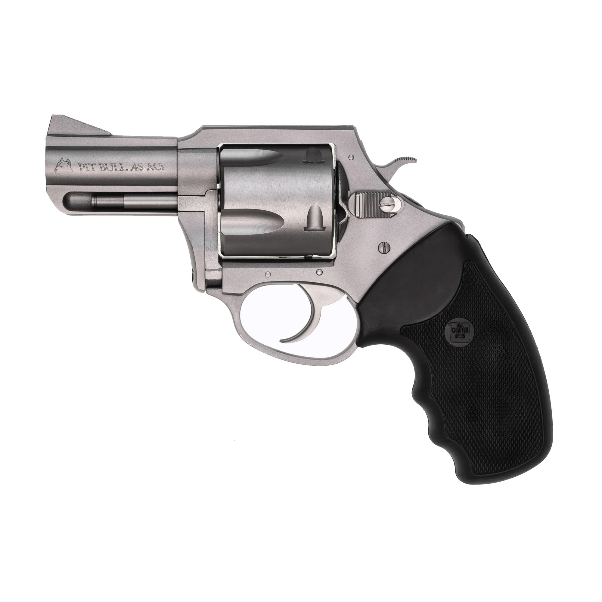 Charter Arms Pit Bull 45 ACP 2.5 in Stainless Steel 5 Shot Revolver