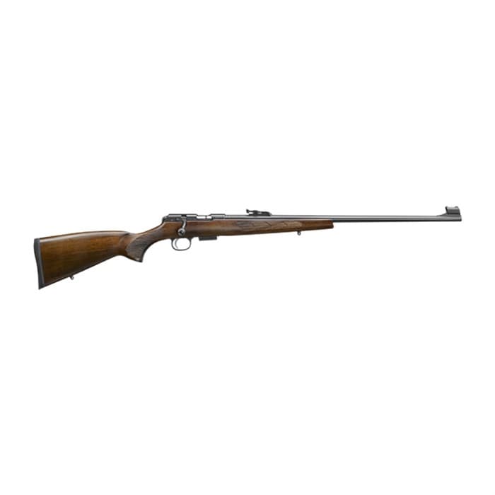 CZ 457 Lux .17 HMR 24 in 5 Rounds Nitride Steel Receiver Turkish Walnut Stock