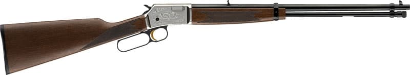 Browning BL-22 Grade II 22 Long Rifle 20 inch 15 Rounds Satin Nickel Walnut