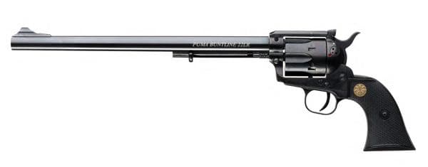 Chiappa SAA 1873 Bluntline Handgun 22 Long Rifle 12 Inch 6 Rounds Blued Plastic Grips
