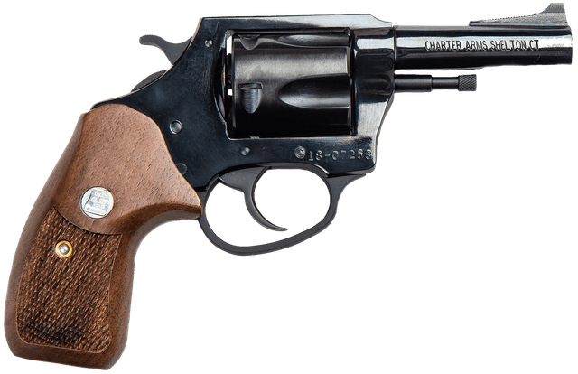 Charter Arms Bulldog Classic Revolver 44 Special 3 in 5 rd Blued Wood Grip