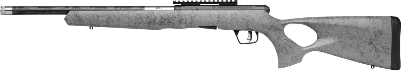 Savage B22 TimberLite 22 LR 18 in 10 rd Grey Stock/Webbing