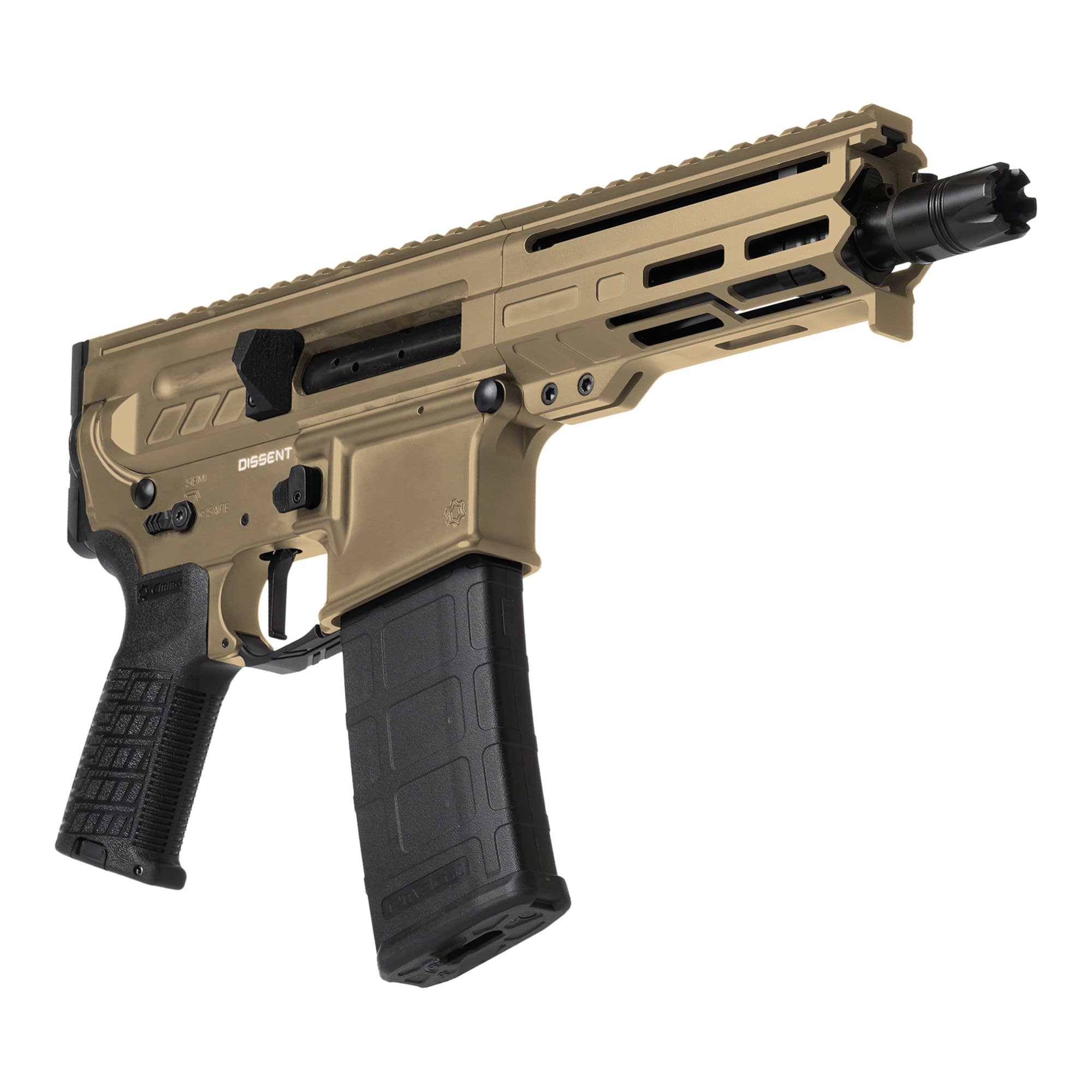 CMMG Dissent 300 AAC 6.5" 30 Rounds Coyote Tan Cerakote