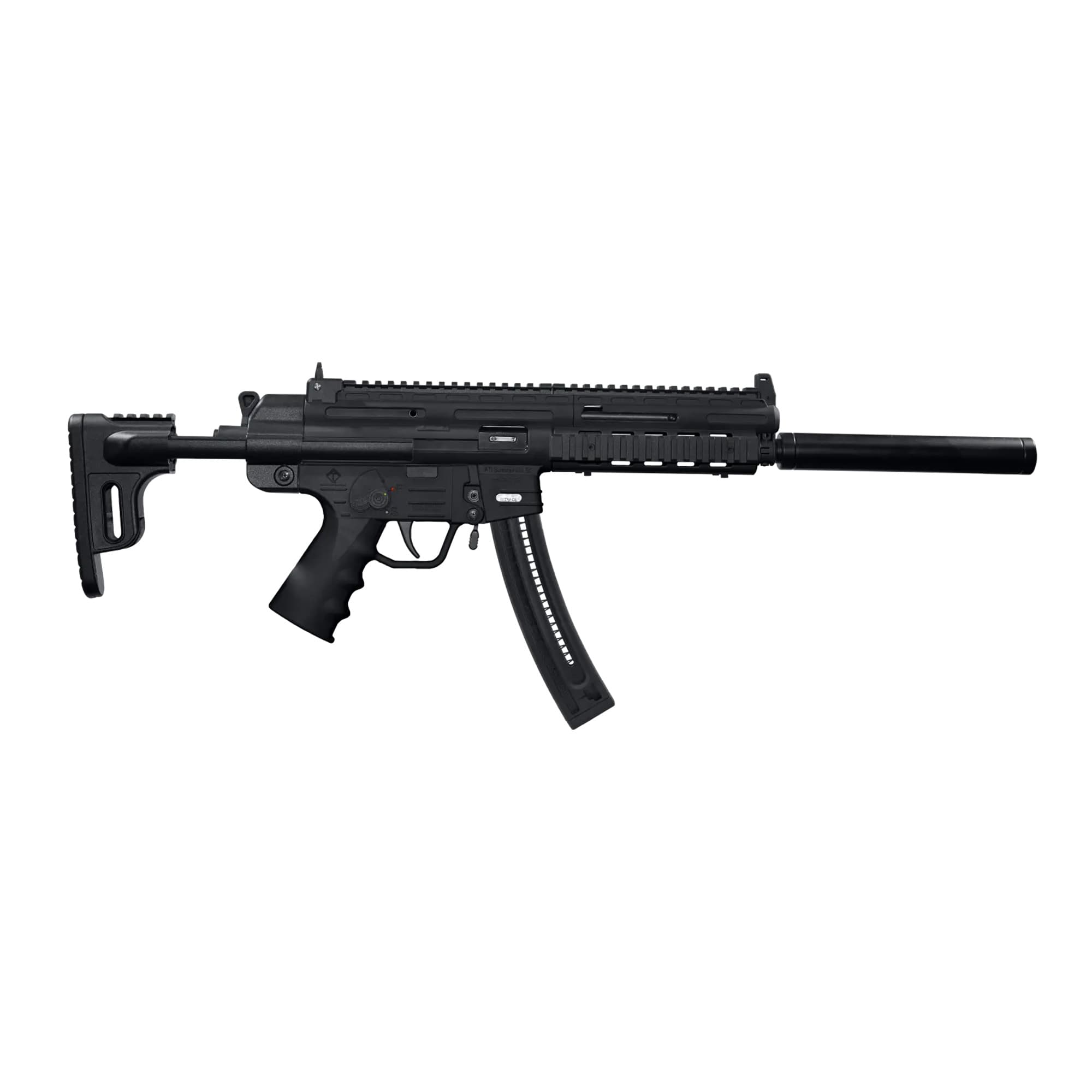 ATI GSG-16 Carbine - Black | .22LR | 16.25" Barrel | 22rd | Faux Suppressor | M-LOK Handguard