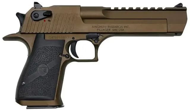 Magnum Research Desert Eagle Handgun .44 Mag 8rd Magazine 6" Barrel Burnt Bronze
