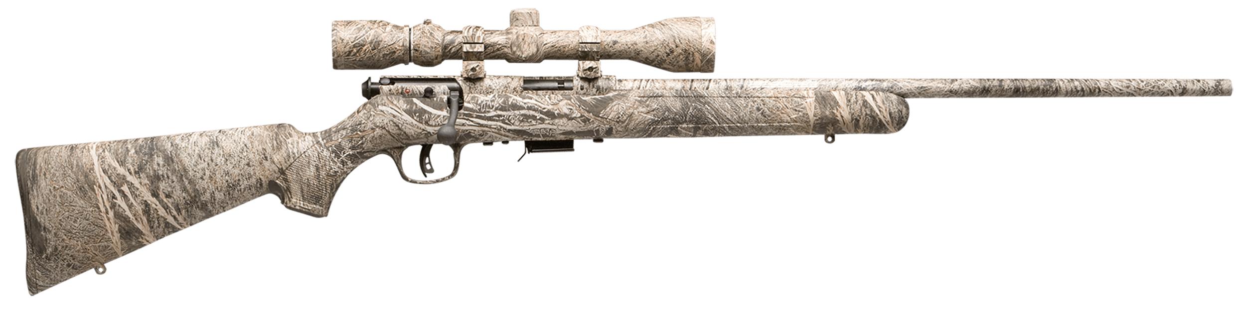 Savage 93R17 XP Rifle 17 HMR 21 Inch 5 Round Brush Camo