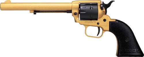 Heritage Manufacturing Rough Rider RR22S6 22 Long Rifle 6.5 inch 6 Round Gold Cerakote