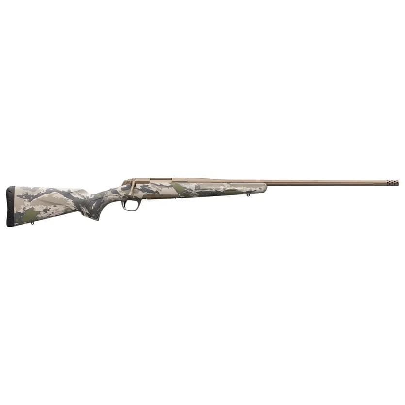 Browning 035558246 X-Bolt Speed 300 WSM 3+1 23" Smoked Bronze Cerakote Fluted Barrel, Smoked Bronze Cerakote Steel Receiver, Ovix Camo/ Synthetic Stock, Right Hand