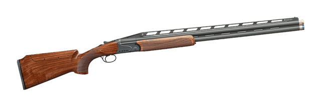 Rizzini USA 26011230 BR110 Sporter IPS Over/Under 12 Gauge 2rd 30" Chrome Lined XL Back Bored, Adj. Vent Rib, Matte Gray Barrel/Rec, Grade II Turkish Walnut Stock w/Adj Comb, 5 Ext. Chokes