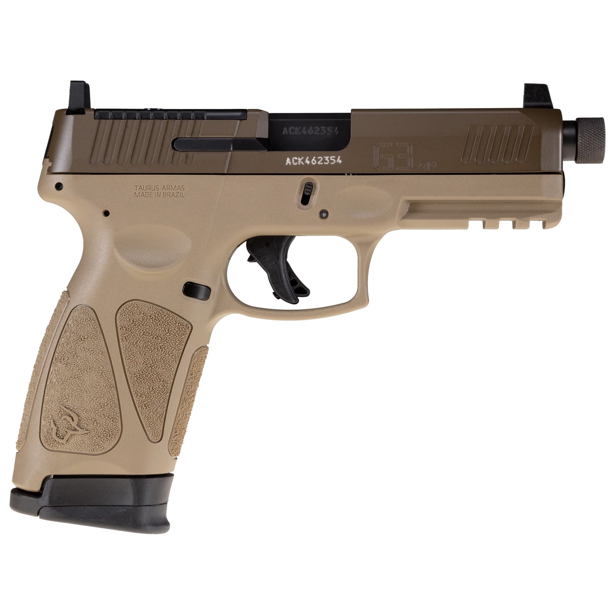 Taurus G3 T.O.R.O. 9mm 4.5 Inch Barrel 10 Rounds Tan Patriot Brown
