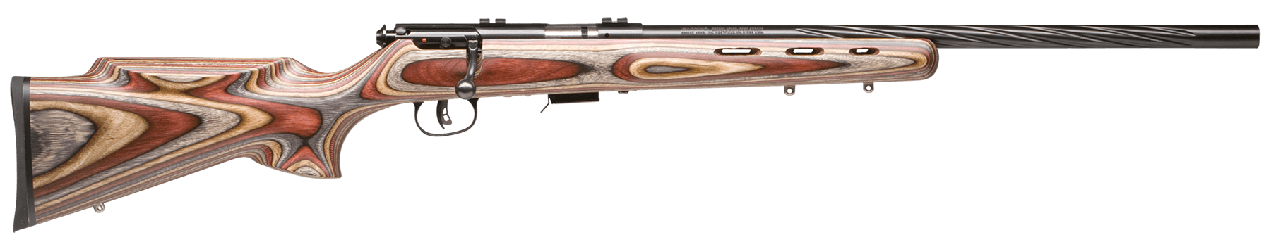 Savage 93R17 BRJ Rifle 17 HMR 21 Inch 5 Round Multi-Color Wood-Grain Laminate