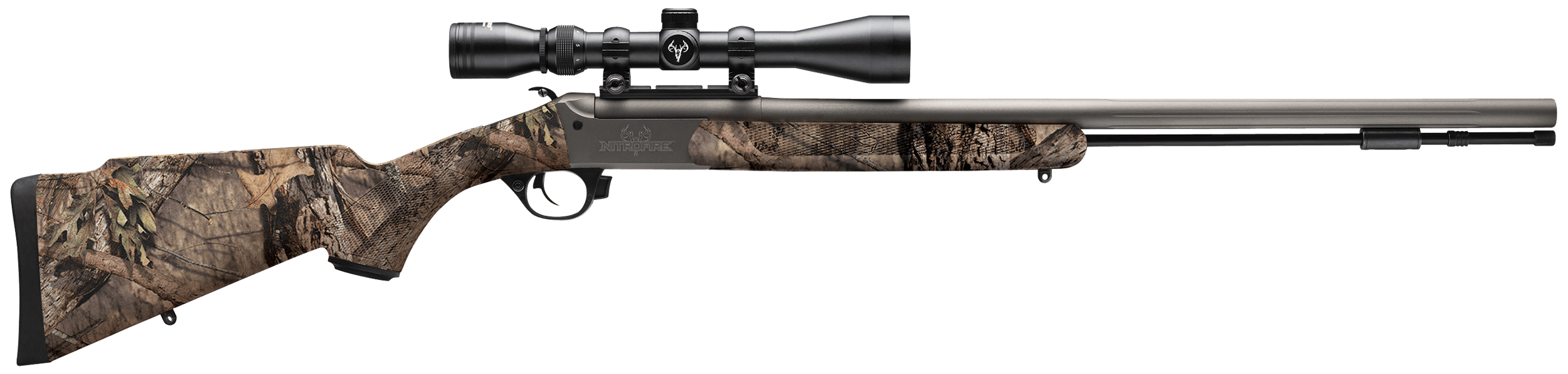 Traditions Nitrofire VAPR Muzzleloader Package 50 Cal. 26 in. MOBUP with Scope