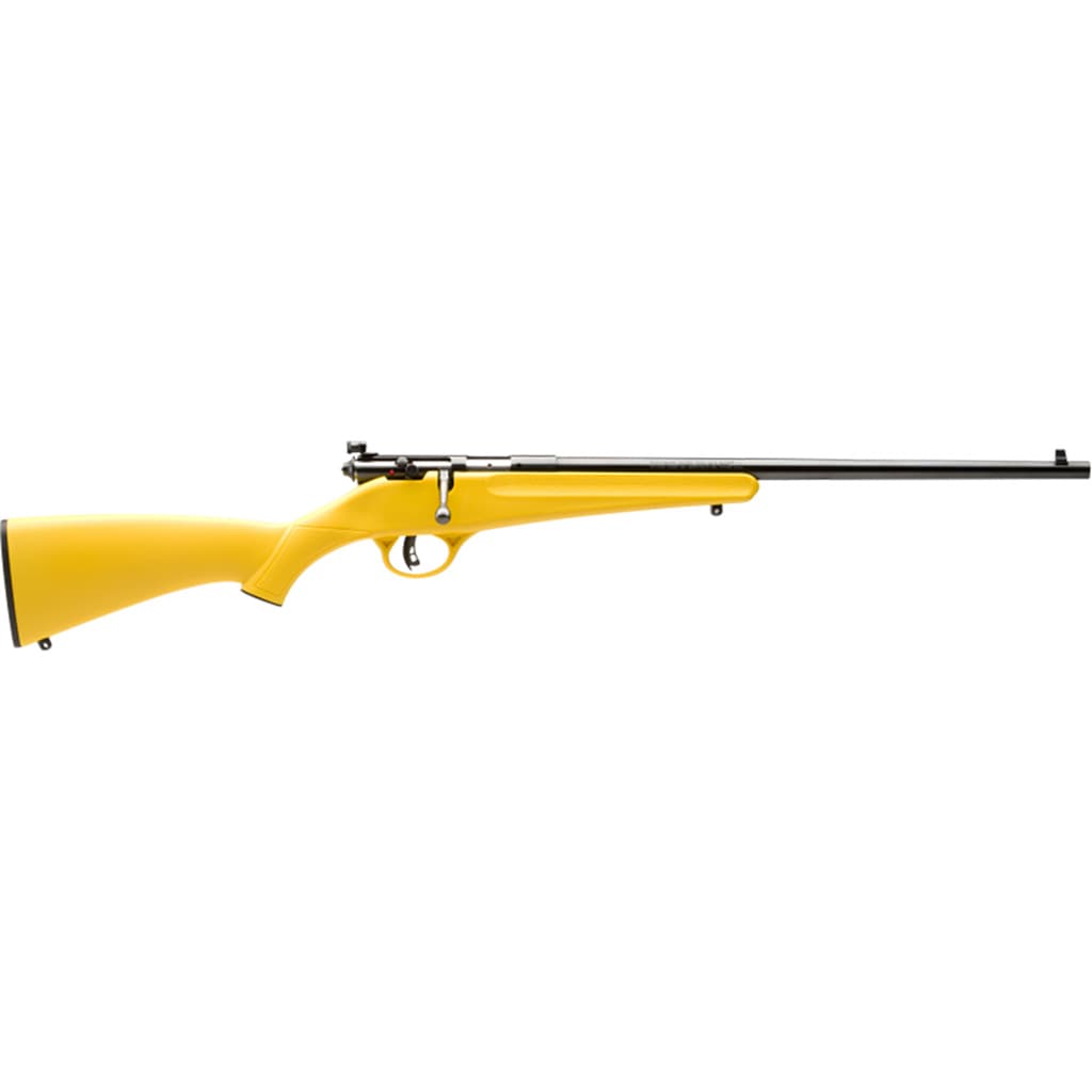 Savage Rascal Rifle 22 Long Rifle 16.13 in 1 round Yellow Blued Finish