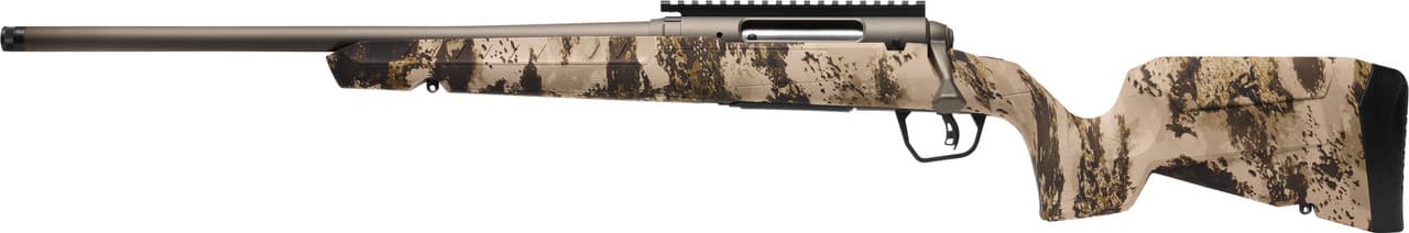 Savage Axis 2 Pro Compact 223 Remington 20 Inch 4 Rounds Gun Metal Bronze Camo