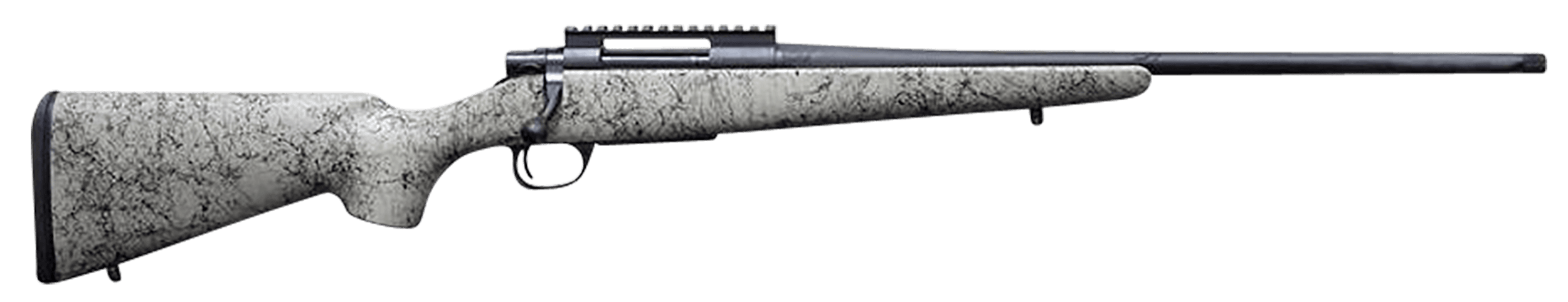 Howa HCSL308TAN M1500 Super Lite Full Size 308 Win 5+1 20" Blued Threaded Barrel, Blued Picatinny Rail Steel Receiver, Tan w/Black Webbing Fixed Stocky's Synthetic Stock