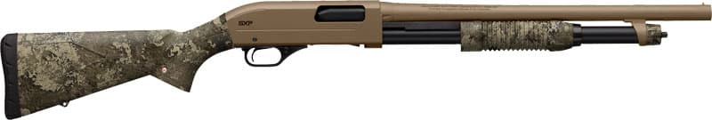 Winchester SXP Defender 12 Gauge 18 Inch 5 Round TrueTimber Strata Camo FDE