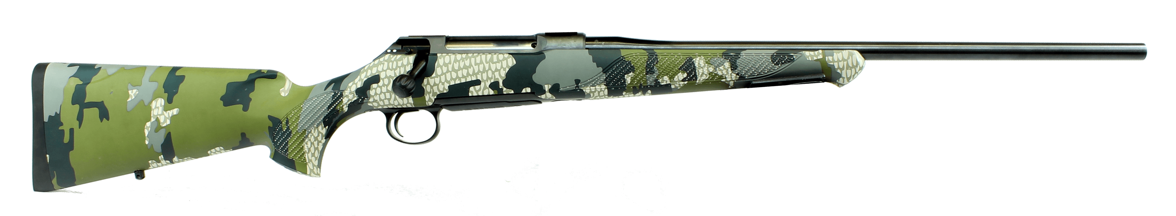 Sauer S1KVERDE65C 100 6.5 Creedmoor 5+1 22" Matte Blued Barrel & Receiver, Exclusive KUIU Verde Camo Fixed Ergo Max Stock, Three-Position Safety
