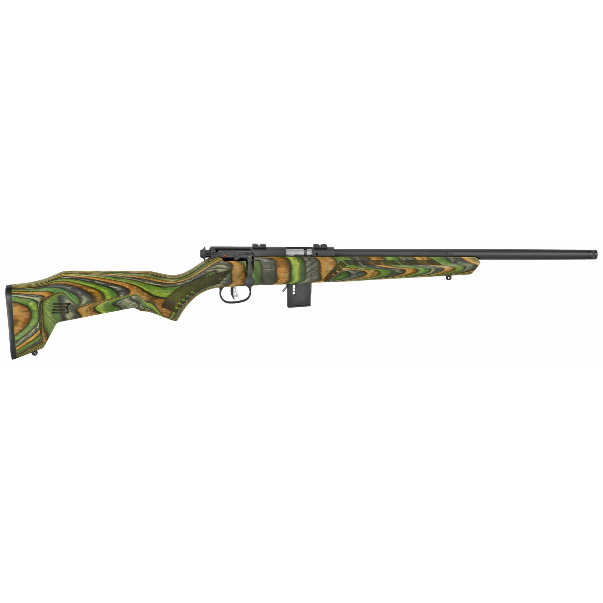 Savage 93 Minimalist 22 Wmr 18 inch 10 Round Green Boyds Laminate