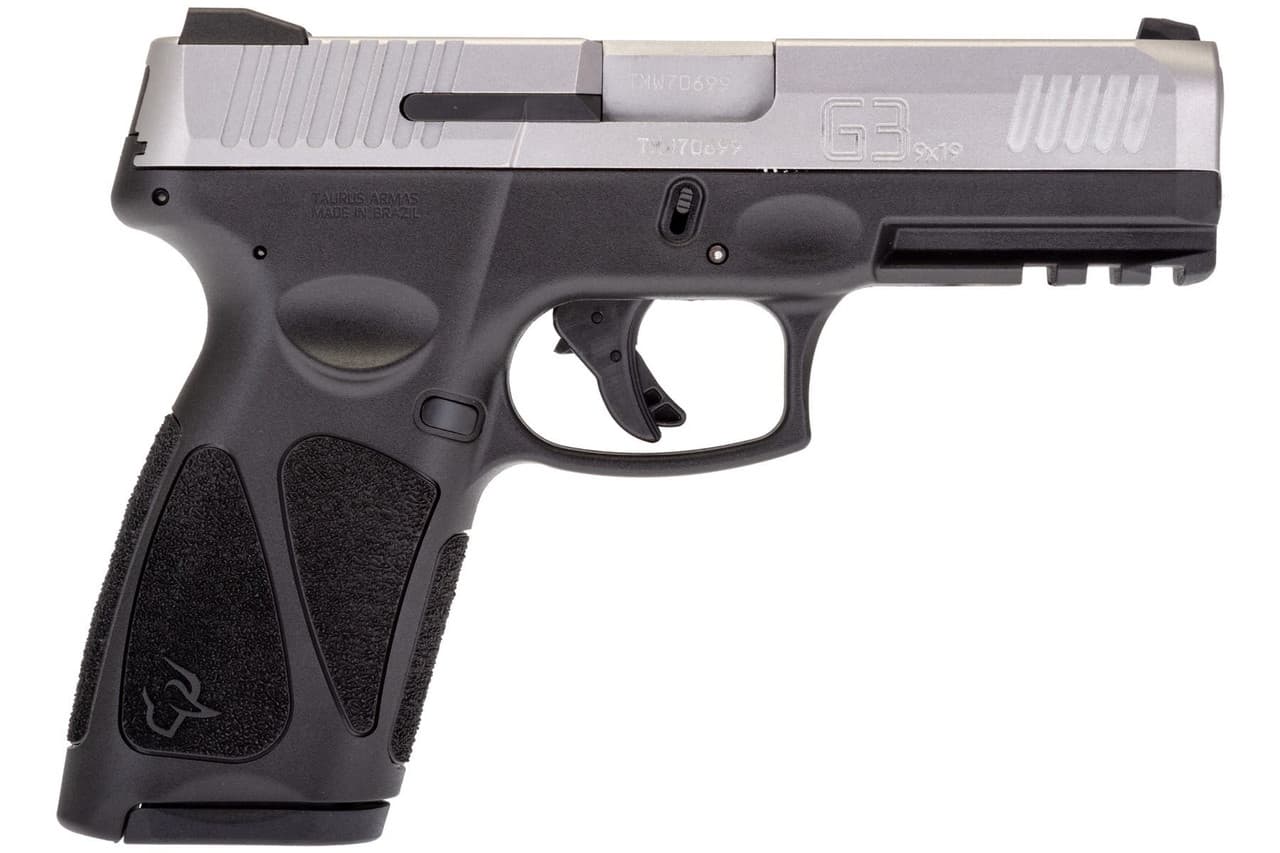 Taurus G3 Full Size Pistol - Stainless | 9mm | 4" Barrel | 15rd