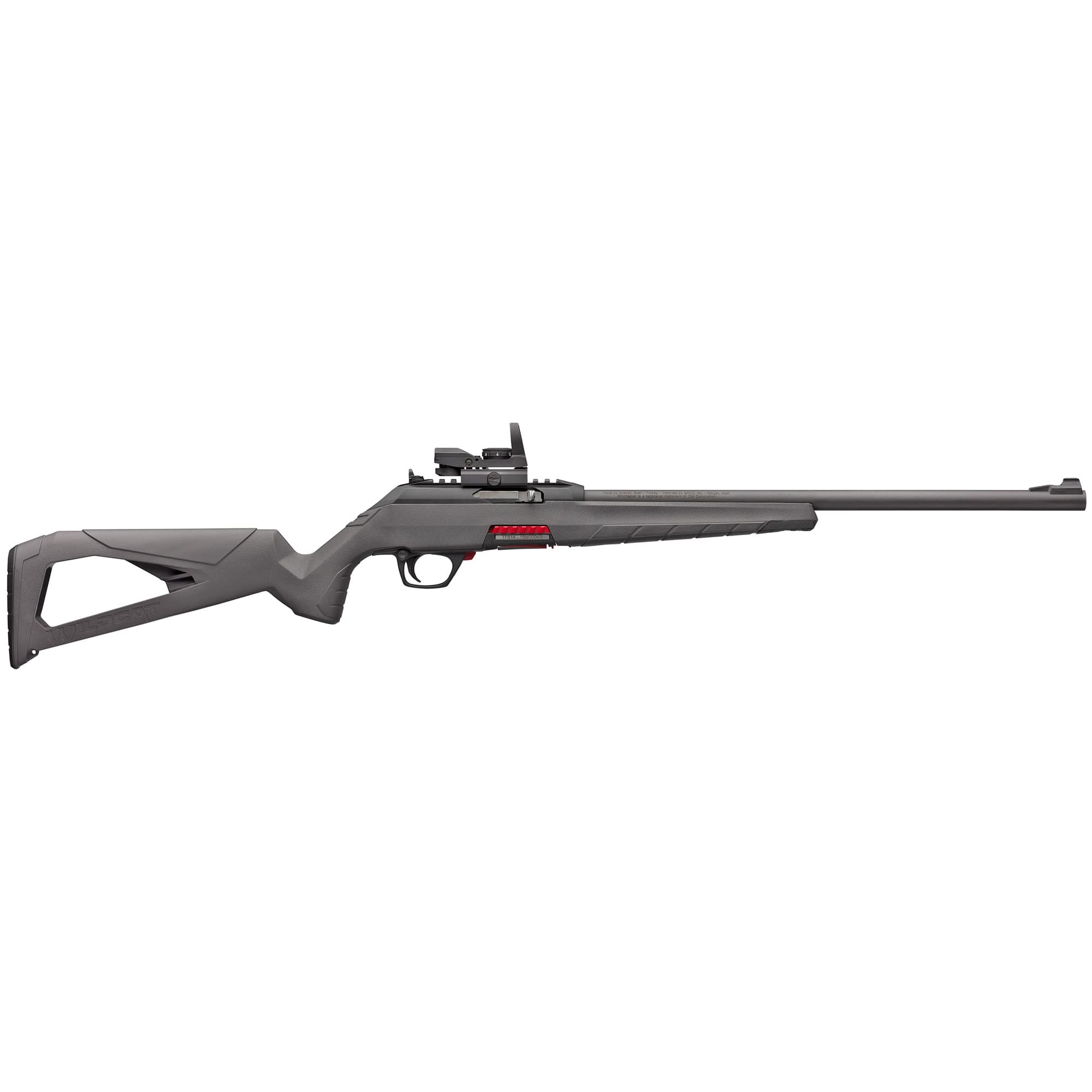 Winchester Wildcat Combo 22 LR 18 Inch 10 Rounds Matte Blued Finish Red Dot Optic
