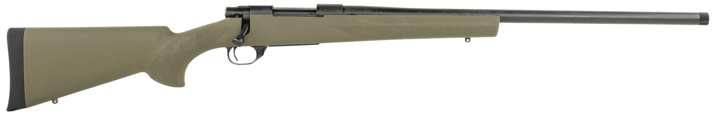 Howa HGR72503 M1500 HS Precision 6.5 Creedmoor 4+1 24" Blued Heavy Barrel, Blued Steel Receiver, Green Hogue OverMolded Synthetic Stock