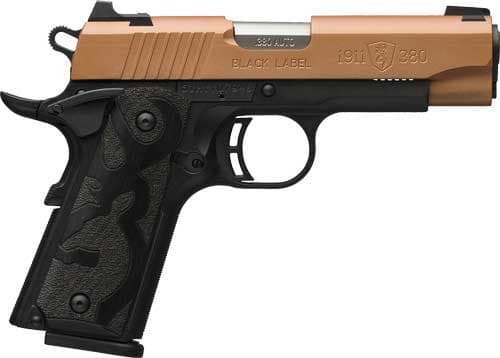 Browning 1911-380 380 ACP 3.63 in 8 Rounds Copper Cerakote Stainless Steel