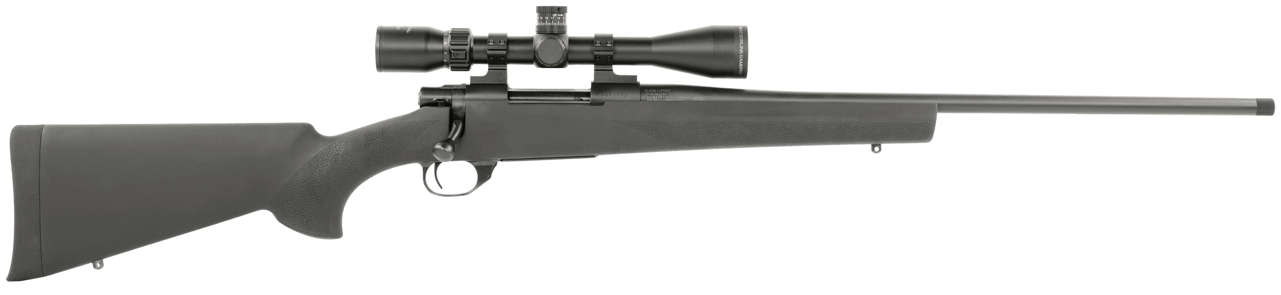 Howa M1500 Hogue GamePro 2 Rifle 6.5 Creedmoor 22 in. Black Scope Package