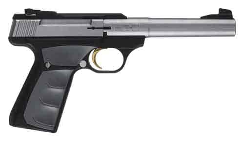 Browning Buck Mark Camper 22 Long Rifle 5.5" 10 Rounds Stainless Gray