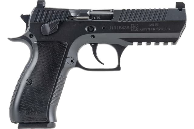 IWI Jericho 941 Steel Side Pistol 9mm 4.4 Black 16 rd.
