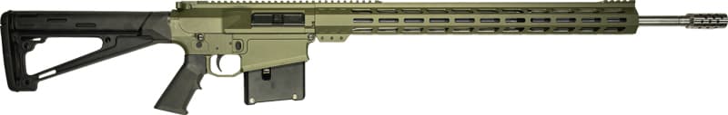 Great Lake Firearms GLFA AR Long Action Rifle 6.5 PRC 24 Inch OD Green Cerakote