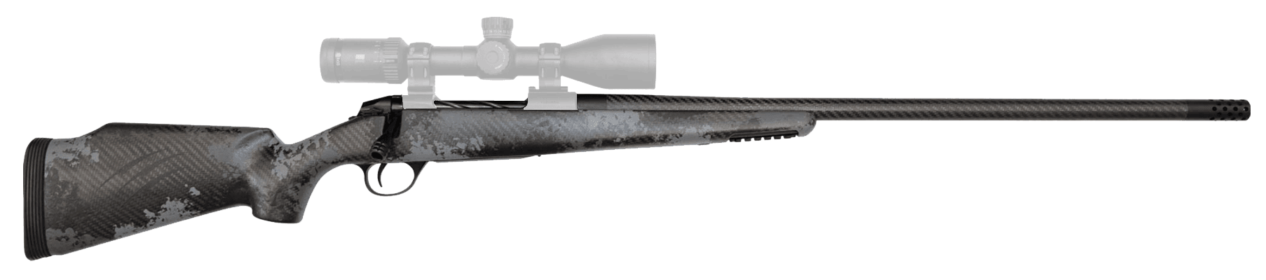 Fierce Firearms FCTRG28NOS26BBO CT Rage 28 Nosler Caliber with 3+1 Capacity, 26" Caron Fiber Barrel, Black Cerakote Metal Finish & Blackout Camo Fixed Fierce Tech C3 Stock, (Full Size)