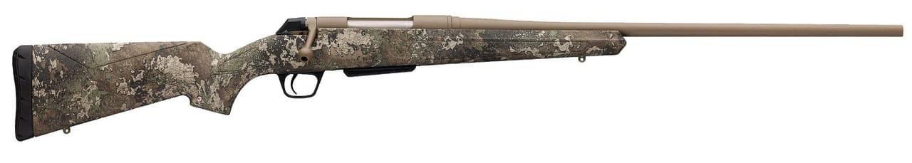 Winchester XPR Hunter 6.5 PRC 24 inch 3 Rounds True Timber Strata Camo Permacote FDE