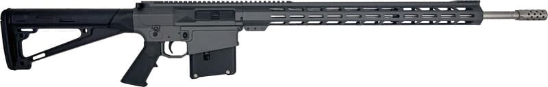 Great Lake Firearms GLFA 300 Win Mag Rifle 300 Winchester Magnum 24 Inch 5 Round Sniper Grey Stainless Steel