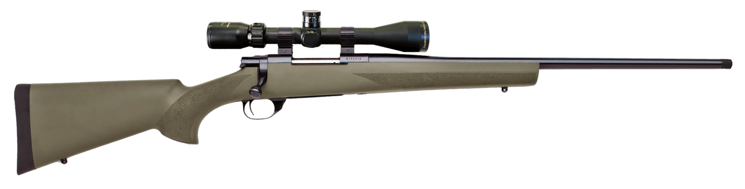 Howa HGP27MMPRCG M1500 Gamepro Gen2 7mm PRC 5+1 22", Blued Barrel/Rec, Green Fixed Hogue Pillar-Bedded Overmolded Stock, Includes Nikko Stirling 4-12x40mm Scope