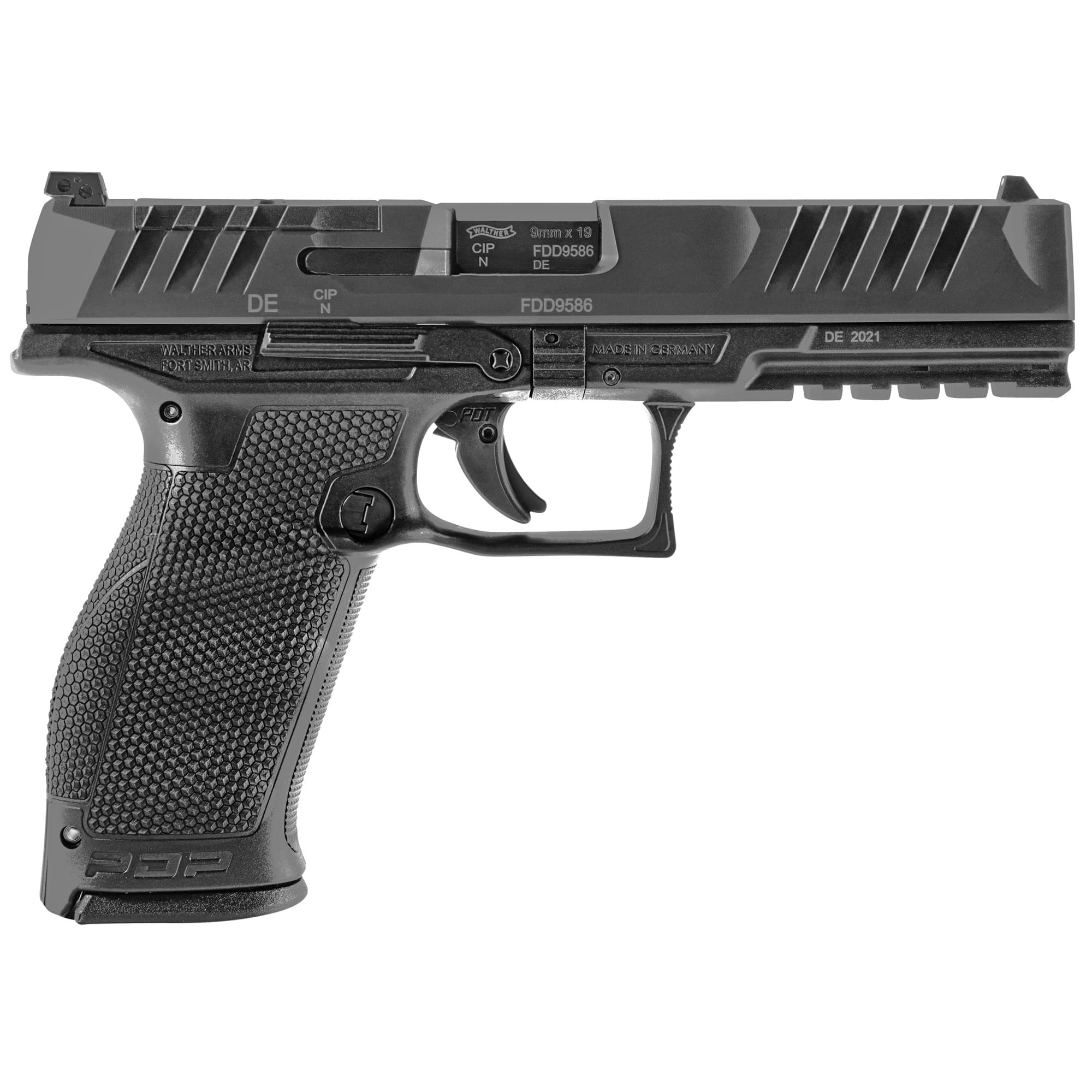 Walther PDP Full Size Optic Ready Pistol 9mm 5 in. Black 18 rd.