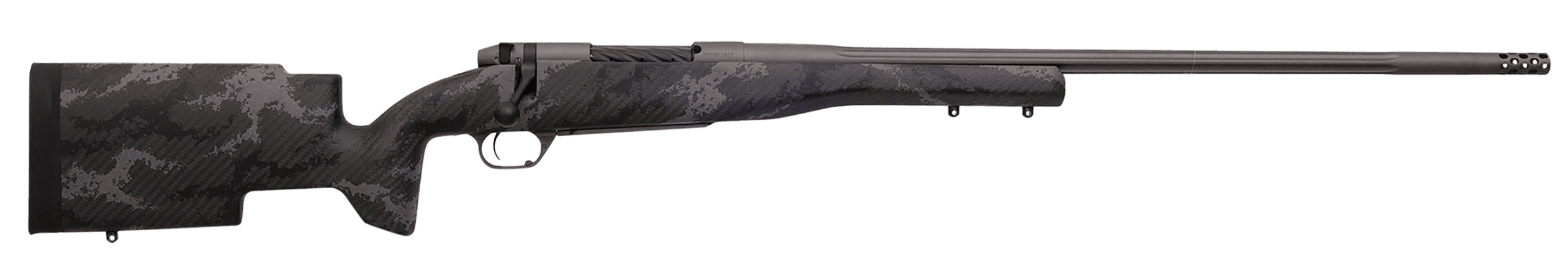 Weatherby Mark V Accumark Pro 6.5 Weatherby RPM 24 Inch Barrel 4 Rounds Tungsten Gray Cerakote
